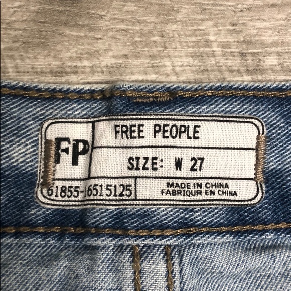 Free People Runaway Slouch Cutoff Denim Shorts - Picture 5 of 7